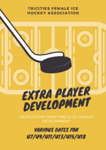 Yellow &amp; Brown Hockey League Poster